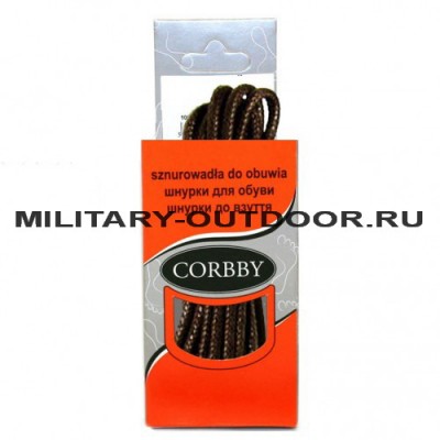 Шнурки Corbby 5213/90cm Brown